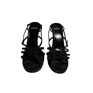 Casadei Made in Italy Slingback Open Toe Platform Stiletto Pumps Heels SZ 7 VTG